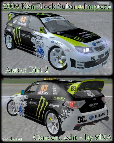 Subaru Impreza WRX STi Ken Block para GTA San Andreas