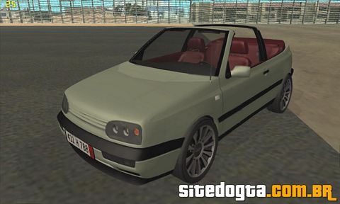 Volkswagen Golf MkIII Cabrio 1995 Custom para GTA San Andreas