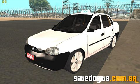 Chevrolet Corsa Classic TAXI de SP para GTA San Andreas