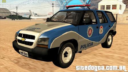 Chevrolet Blazer 2009 da PM da Bahia para GTA San Andreas