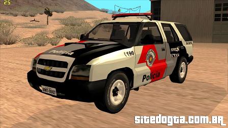 Chevrolet Blazer 2009 da PMESP para GTA San Andreas