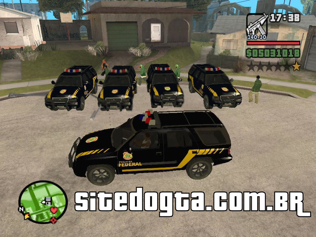 Blazer da Polícia Federal para o GTA San Andreas - Palpite Digital