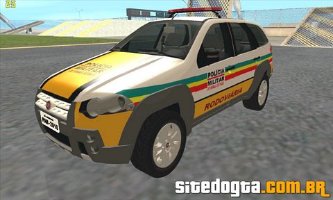 Fiat Palio Weekend Locker 2010 PMRMG para GTA San Andreas