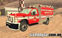 Ford F-350 dos Bombeiros para GTA San Andreas