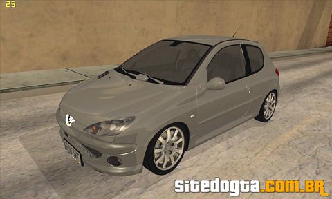 Peugeot 206 GTi - Stock para GTA San Andreas