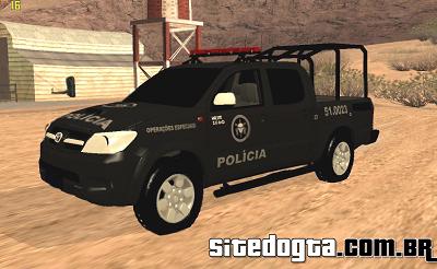 Toyota Hilux do BOPE para GTA San Andreas