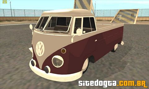 Volkswagen Kombi Pickup para GTA San Andreas