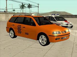 Volkswagen Parati Taxi de Curitiba para GTA San Andreas