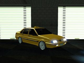 Volkswagen Santana 2000 Taxi para GTA San Andreas