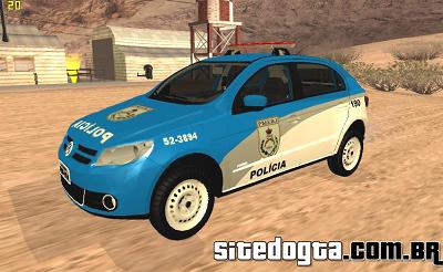 Volkswagen Gol G5 da PMERJ para GTA San Andreas