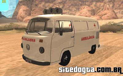 Volkswagen Kombi Ambulância para GTA San Andreas