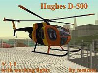 Helicóptero Hughes D-500 Magnum Style para GTA San Andreas
