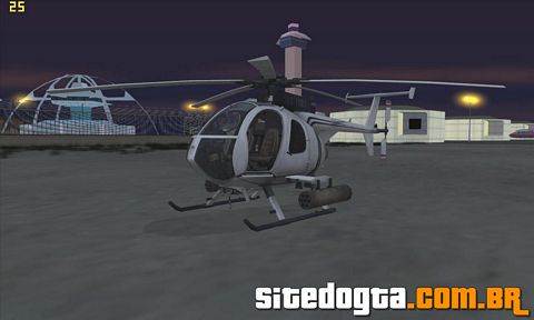 Hughes MD500 para GTA San Andreas