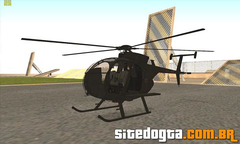 MD MH-6 Little Bird para GTA San Andreas