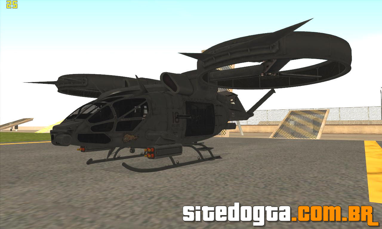 Helicóptero de transporte Samson SA-2 para GTA 4