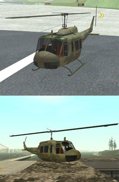 UH-1 Iroquois para GTA San Andreas