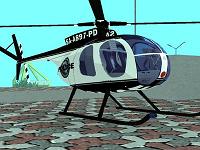 Helicóptero Hugues OH-6A para GTA San Andreas