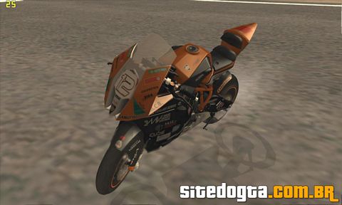 KTM 1190 RC8 R para GTA San Andreas