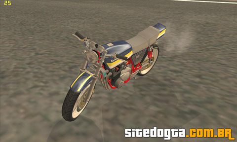 Kawasaki Z-400FX Custom para GTA San Andreas