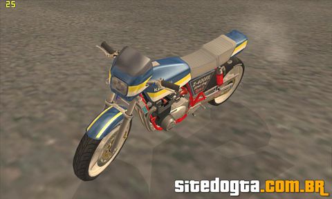 Kawasaki Z-400FX Street Drag Type 2 para GTA San Andreas