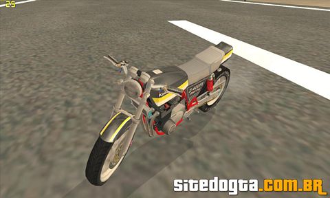 Kawasaki Z-400FX Street Drag para GTA San Andreas