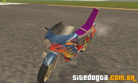Kawasaki Z-400FX Zoku para GTA San Andreas