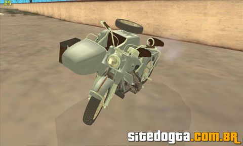 BMW R75 mit Beiwagen para GTA San Andreas