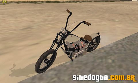 Harley-Davidson Shovelhead Chopper para GTA San Andreas