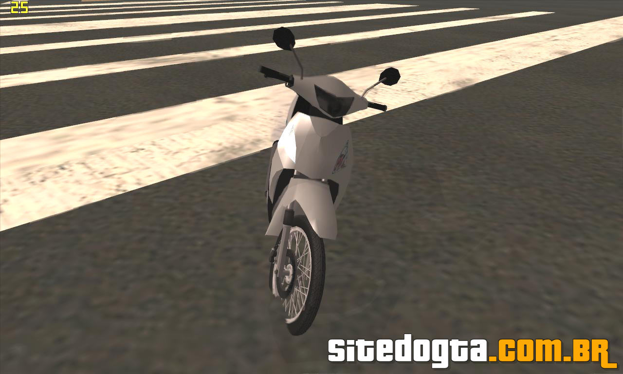 Honda Biz 125 2007 para GTA San Andreas - Jogos Palpite Digital