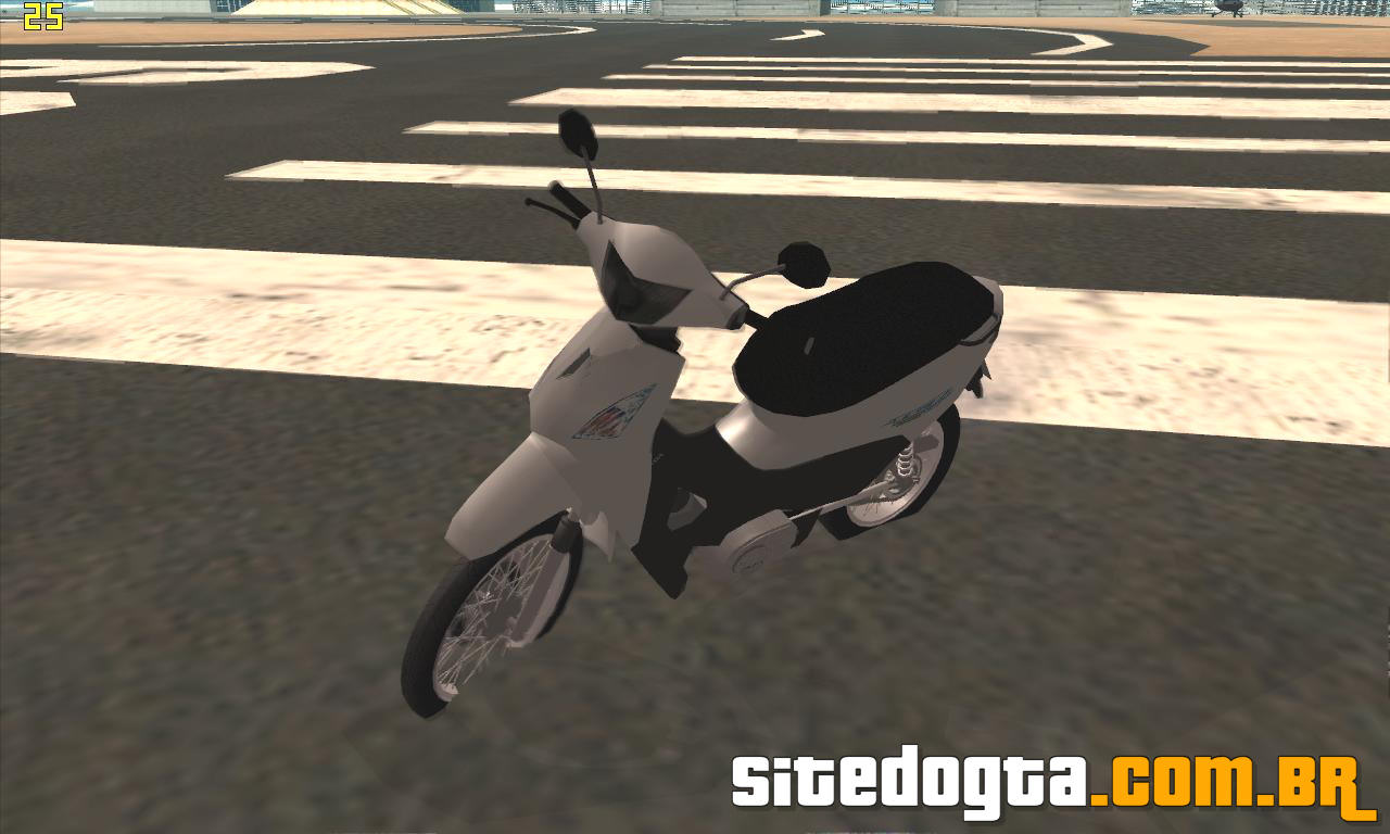 Honda Biz 125 2007 para GTA San Andreas - Jogos Palpite Digital