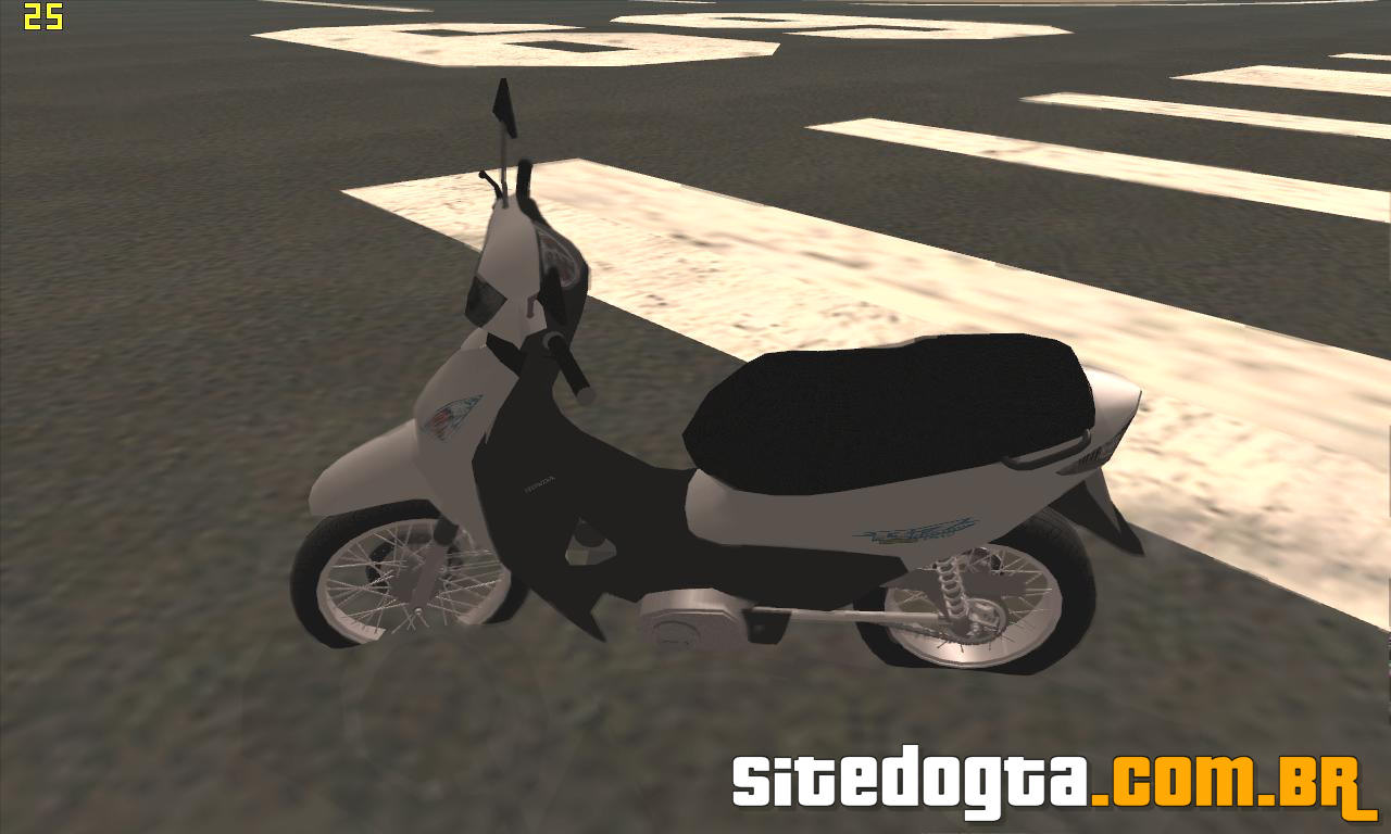 Honda Biz 125 2007 para GTA San Andreas - Jogos Palpite Digital