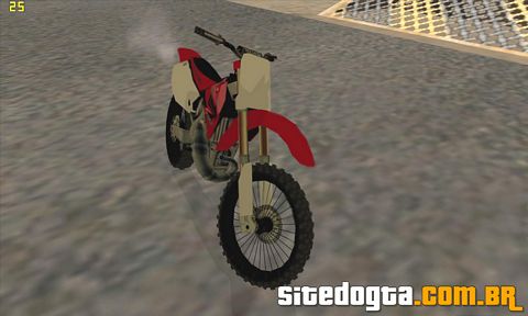 Honda CRF250R para GTA San Andreas