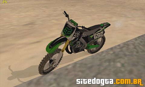 Kawasaki KLX 250S - Race Edition para GTA San Andreas