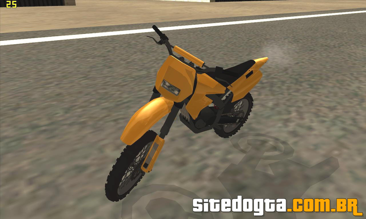 Código da moto Sanchez do GTA IV 