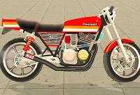 Moto Kawasaki Z400FX para GTA San Andreas