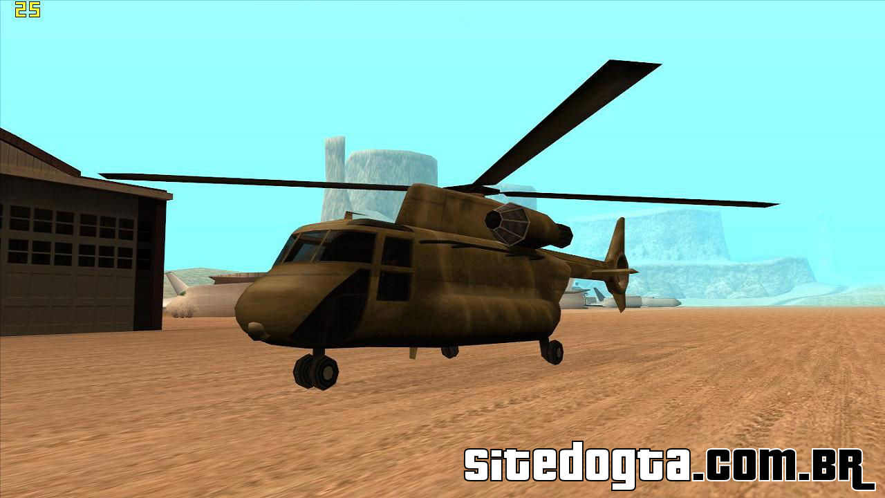 GTA San Andreas - Como pegar (e salvar) o Helicóptero CARGOBOB no
