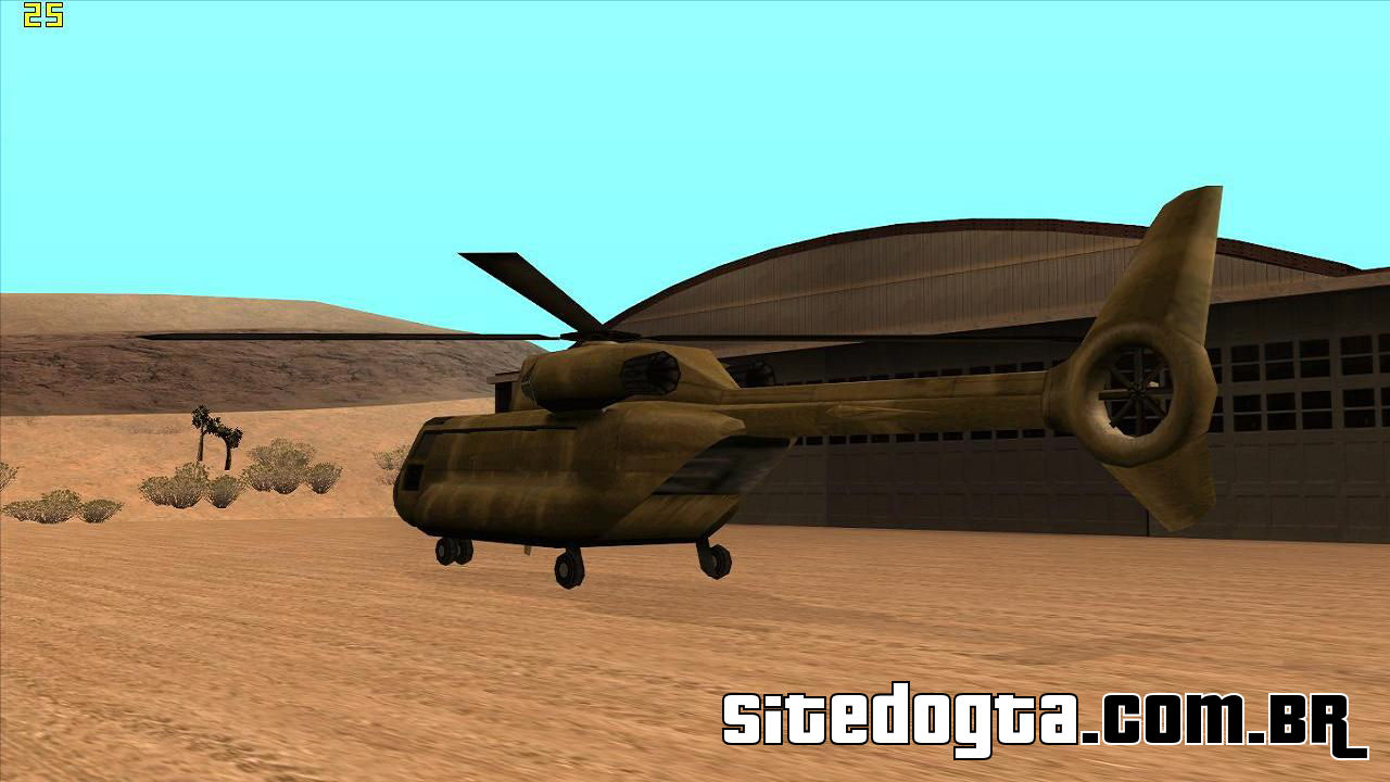 GTA San Andreas - Como pegar (e salvar) o Helicóptero CARGOBOB no INÍCIO do  JOGO 