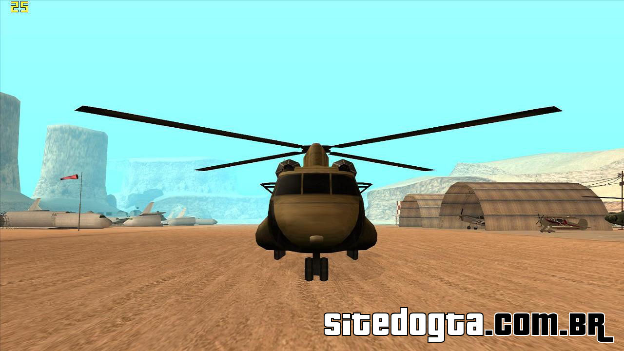 GTA San Andreas - Como pegar (e salvar) o Helicóptero CARGOBOB no INÍCIO do  JOGO 