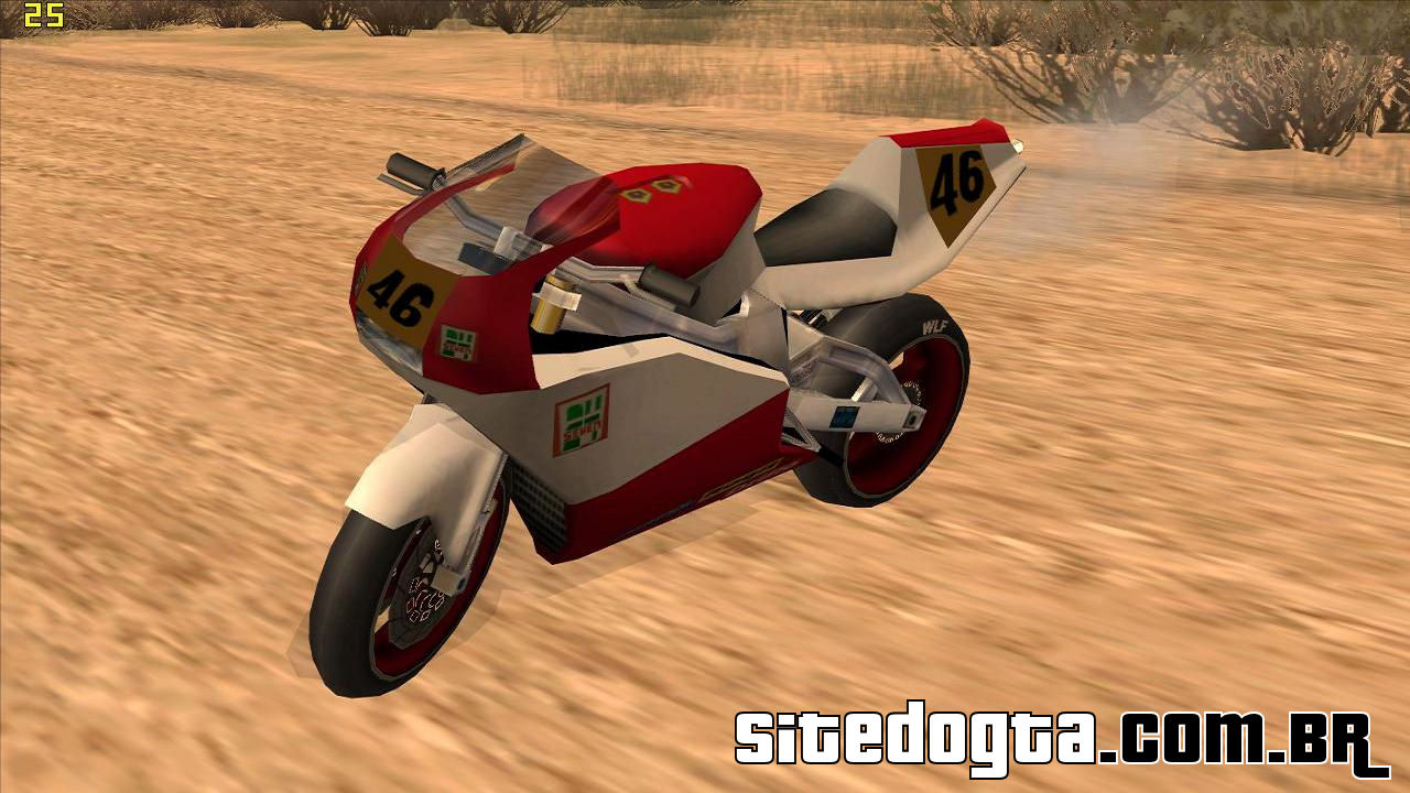 Onde encontrar a moto mais rápida do GTA San Andreas 