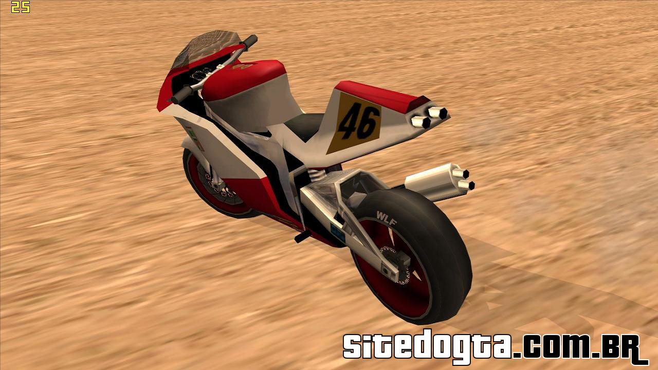 Motocicleta NRG-500 GTA San Andreas