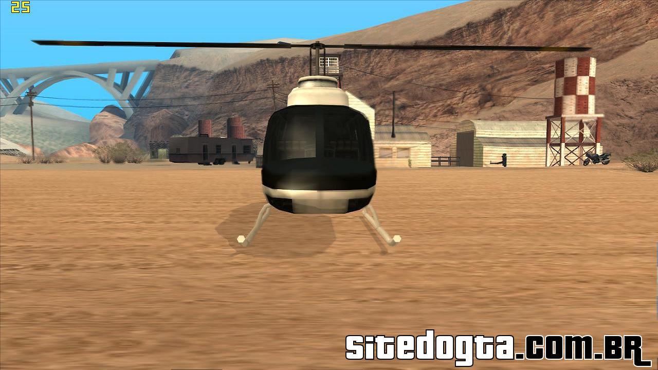 Helicóptero Police Maverick GTA San Andreas