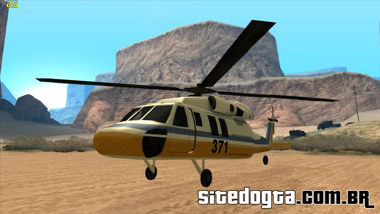 GTA San Andreas - como pegar (e salvar) helicóptero Raindance no início do  jogo 