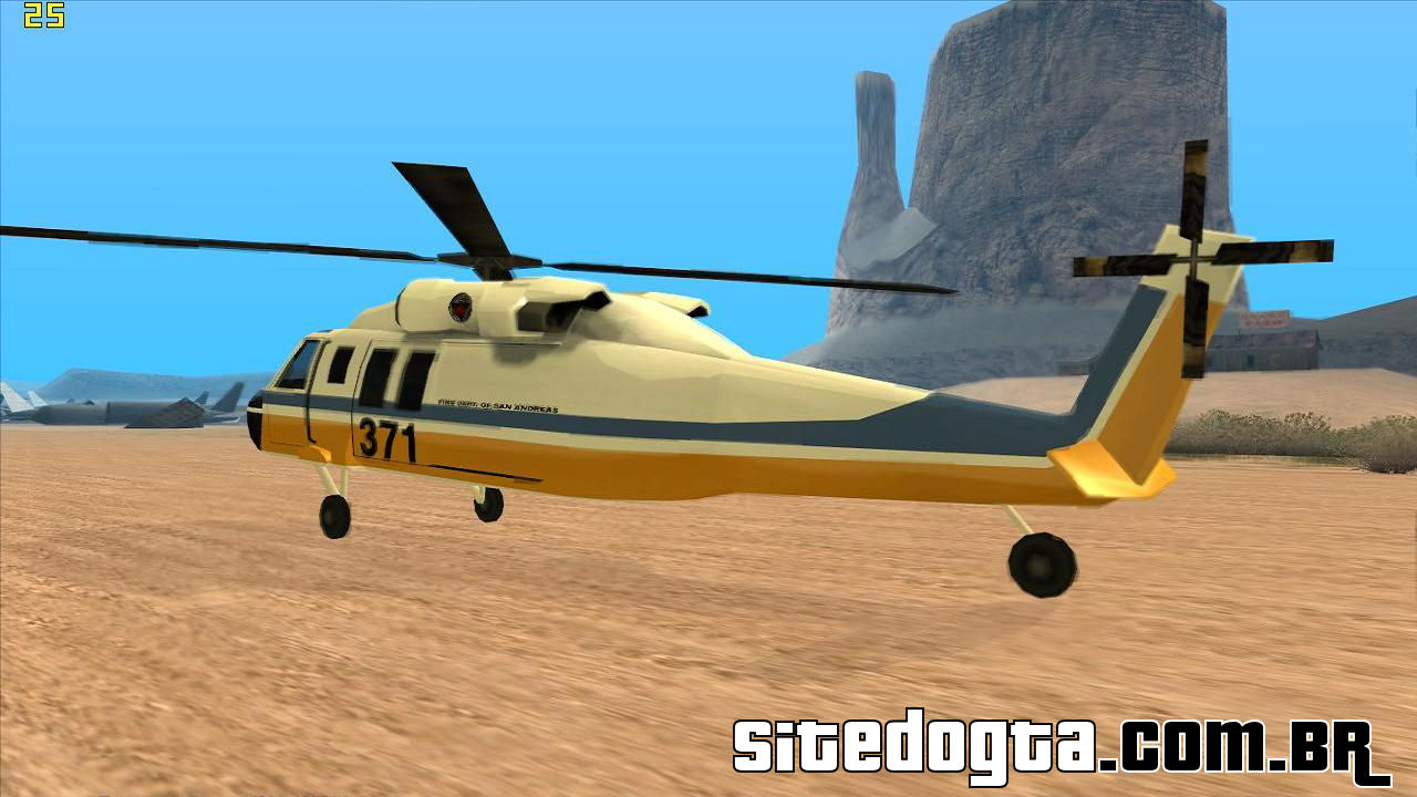 GTA San Andreas - como pegar (e salvar) helicóptero Raindance no