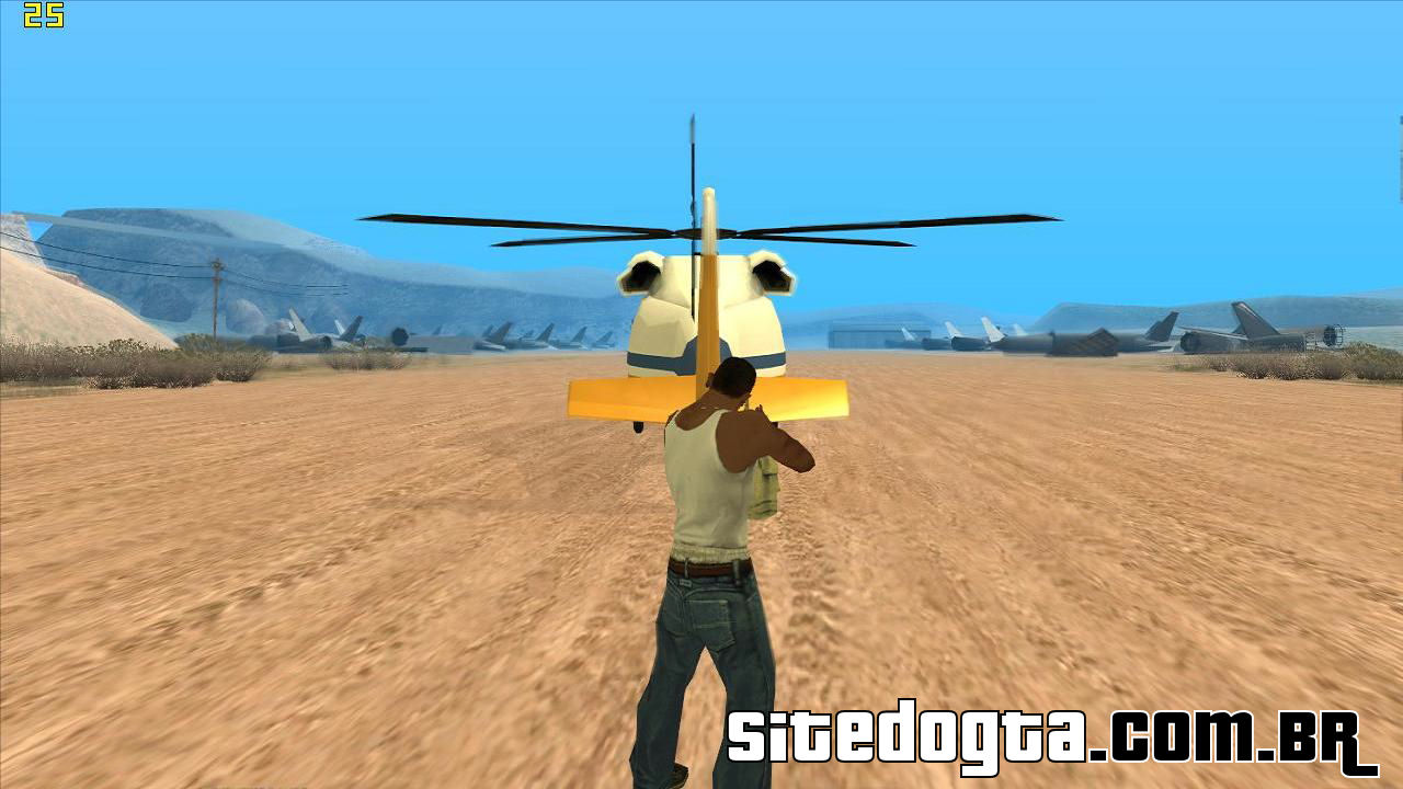 GTA San Andreas - como pegar (e salvar) helicóptero Raindance no início do  jogo 