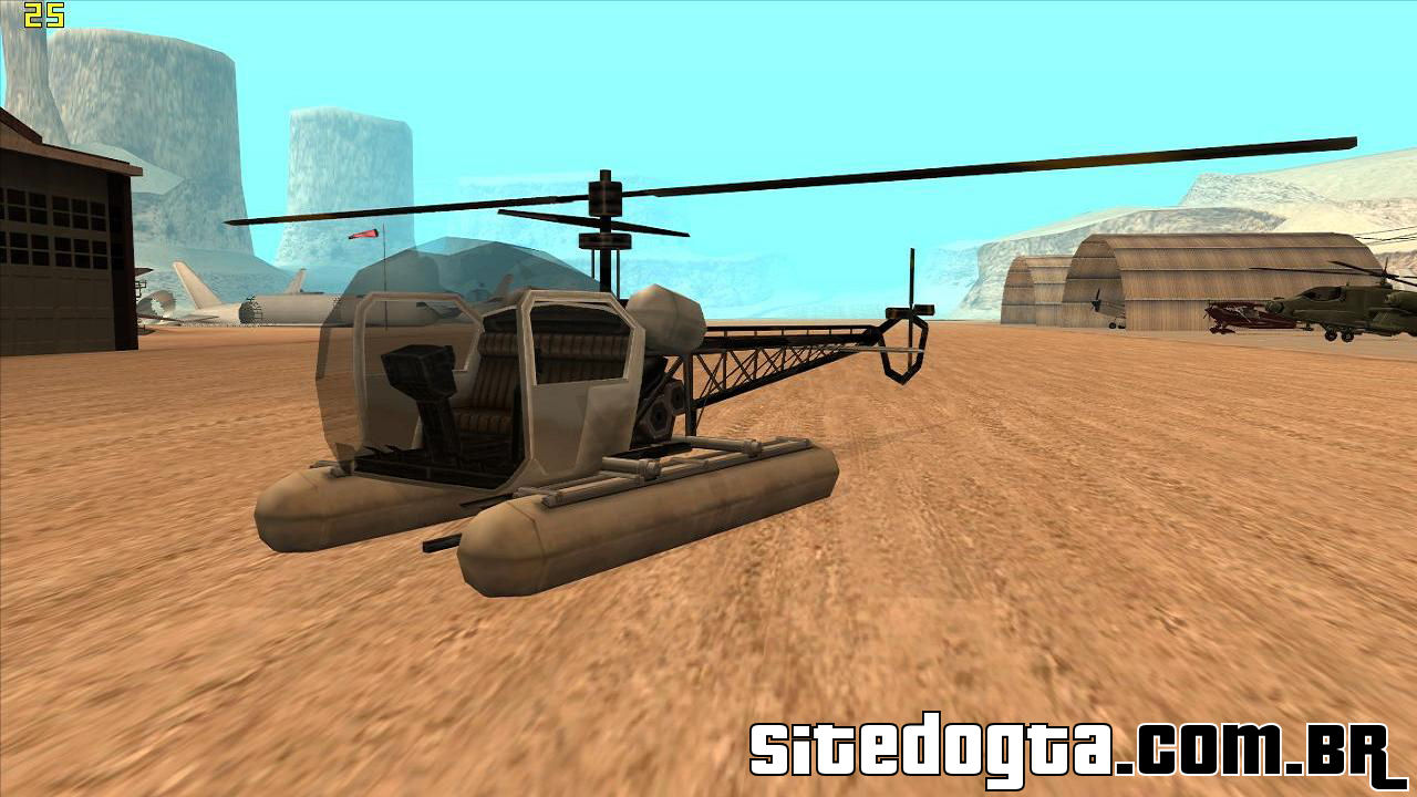 Helicóptero Seasparrow GTA San Andreas