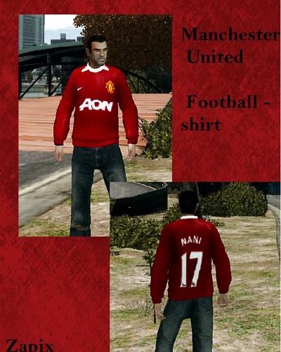 Skin da camisa do Manchester United