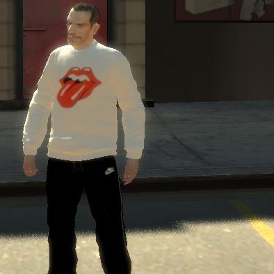 Skin da camisa do The Rolling Stones