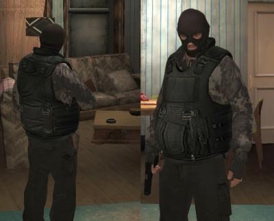 Skin de uniforme de terrorista