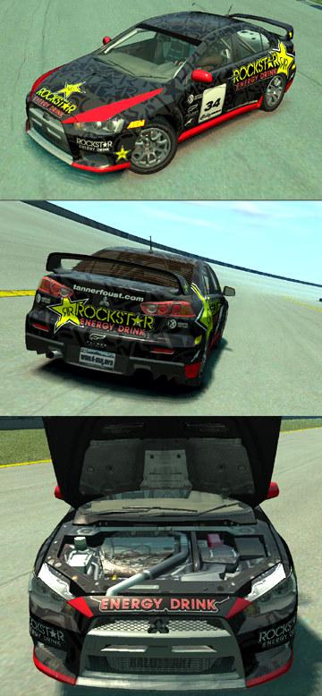 Mitsubishi  Lancer Evo X Rally Version