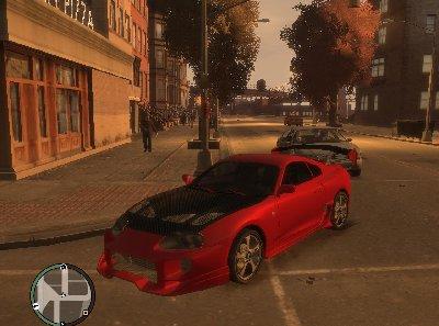 Toyota Supra Black Tuning